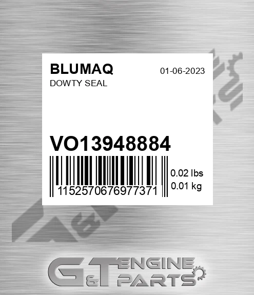 VO13948884 Dowty Seal for BLUMAQ