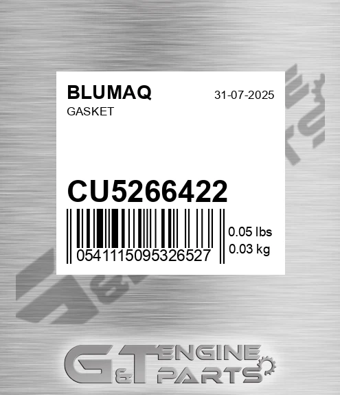 CU5266422 BLUMAQ Gasket