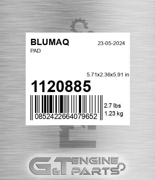 112-0885 Pad for BLUMAQ
