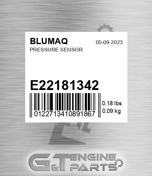 E22181342 Pressure Sensor for BLUMAQ