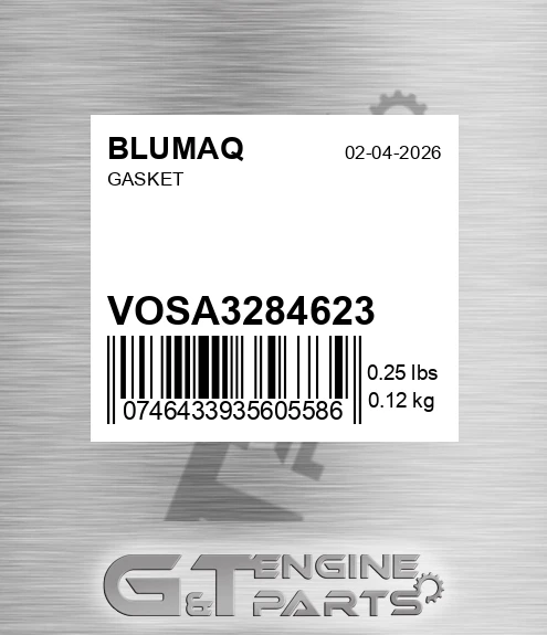 VOSA3284623 Gasket for BLUMAQ