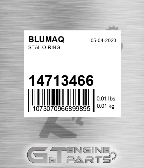14713466 Seal O-ring for BLUMAQ