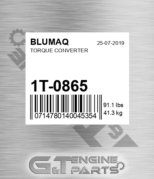 1T-0865 Torque Converter for BLUMAQ
