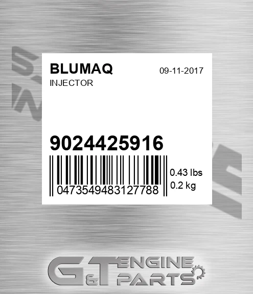 9024425916 Injector for BLUMAQ