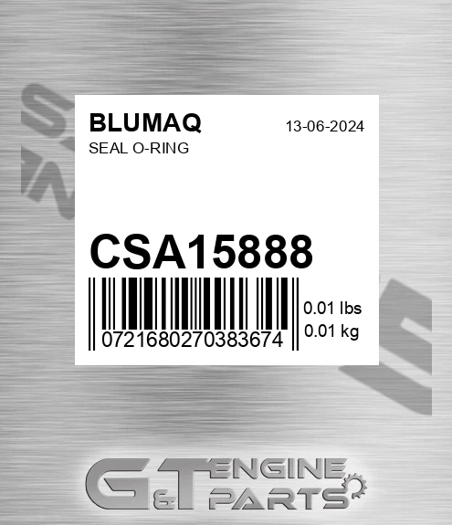 CSA15888 BLUMAQ Seal O-ring