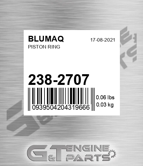238-2707 Piston Ring for BLUMAQ