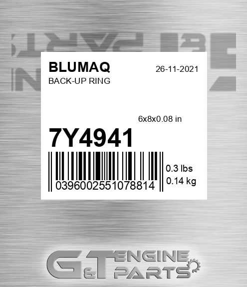 7Y-4941 Back-up Ring for BLUMAQ