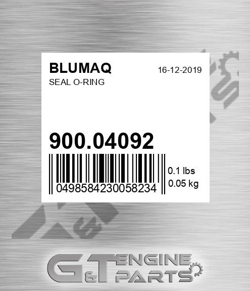 900.04092 Seal O-ring for BLUMAQ