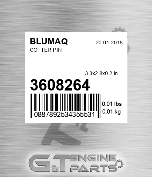 360-8264 BLUMAQ Cotter Pin