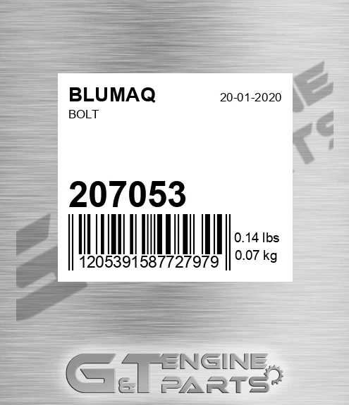 207053 BLUMAQ Bolt