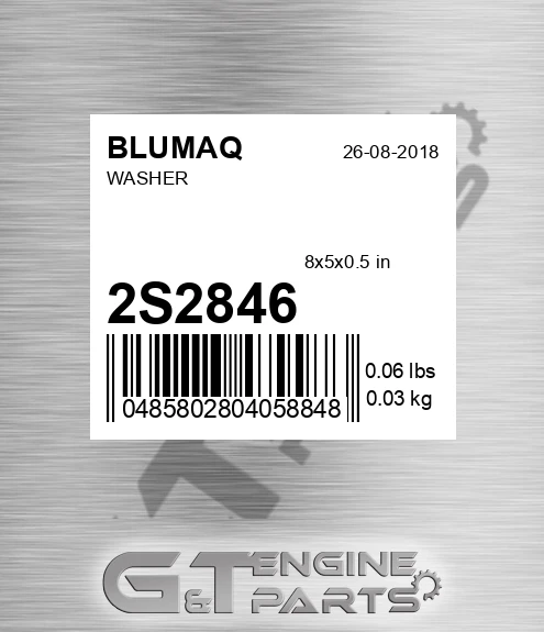 2S-2846 Washer for BLUMAQ