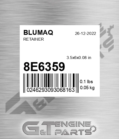 8E-6359 Retainer for BLUMAQ