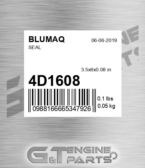 4D-1608 BLUMAQ Seal