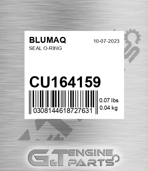 CU164159 BLUMAQ Seal O-ring