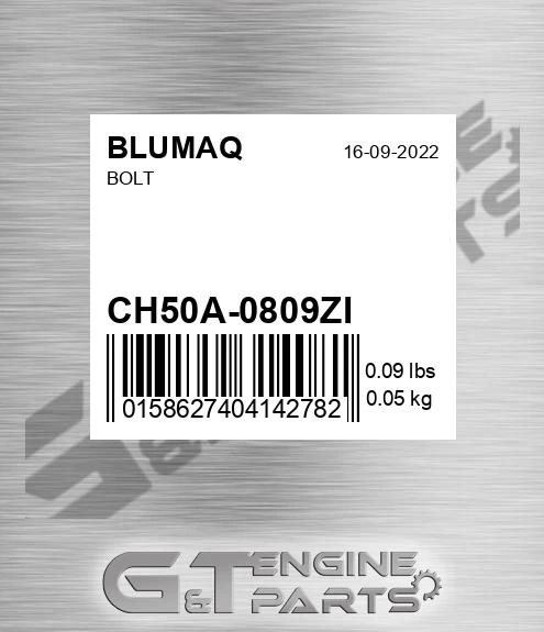 CH50A-0809ZI Bolt for BLUMAQ