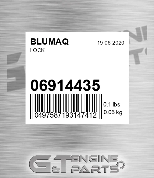 06914435 Lock
