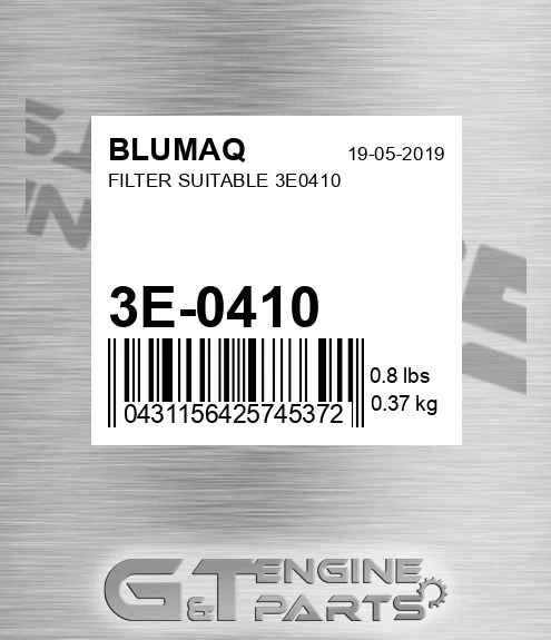 3E-0410 Filter Suitable 3e0410