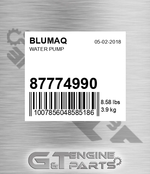 87774990 BLUMAQ Water Pump