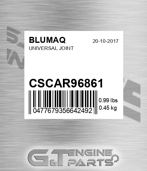 CSCAR96861 Universal Joint