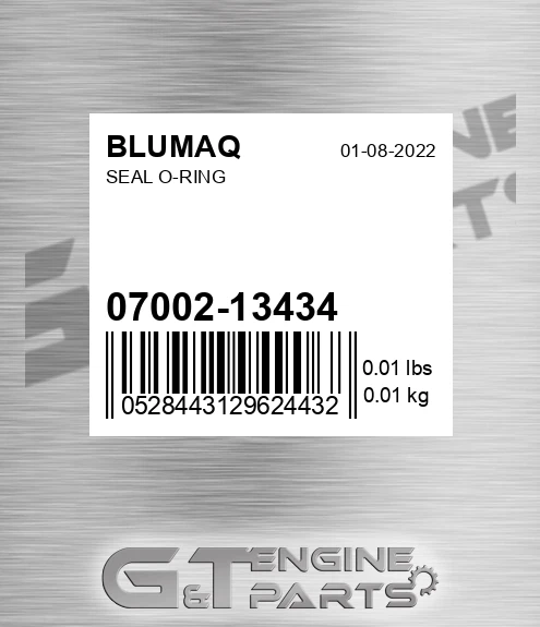 07002-13434 Seal O-ring for BLUMAQ