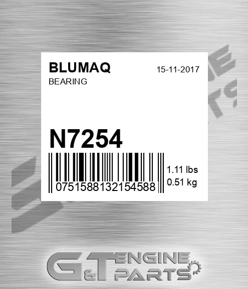 N7254 BLUMAQ Bearing