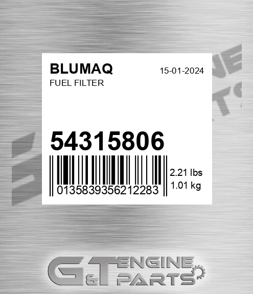 54315806 Fuel Filter for BLUMAQ
