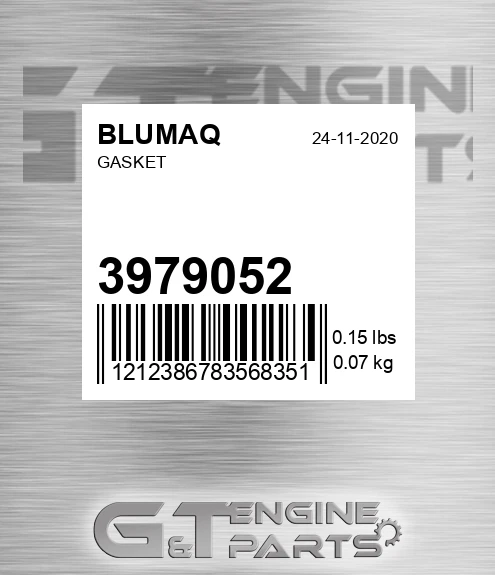 3979052 Gasket for BLUMAQ