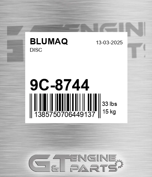 9C-8744 Disc for BLUMAQ