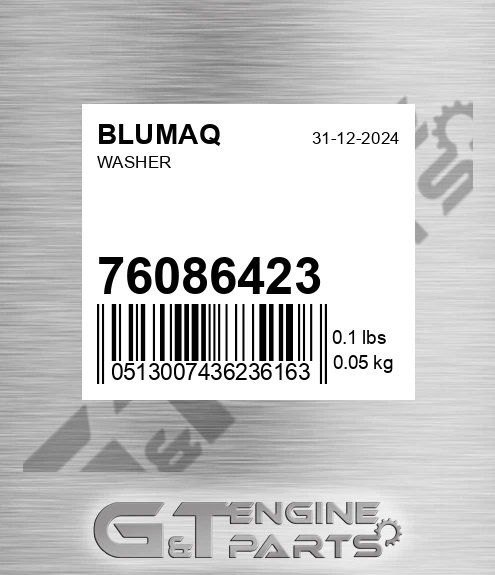 76086423 BLUMAQ Washer