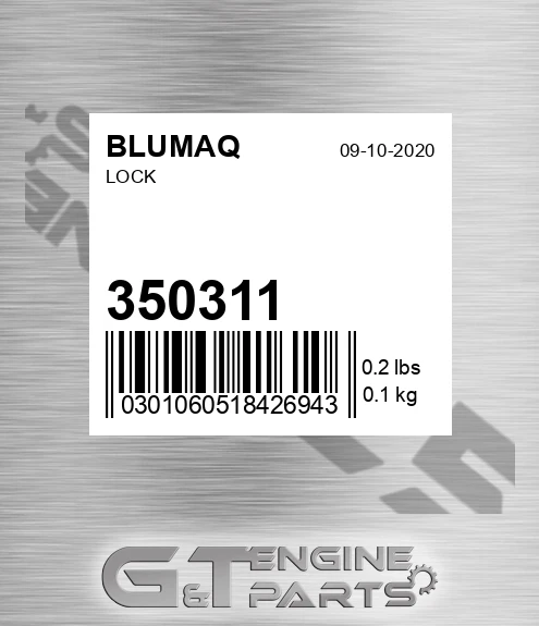 350311 Lock for BLUMAQ