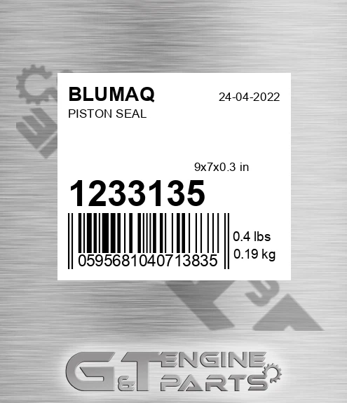 123-3135 Piston Seal for BLUMAQ