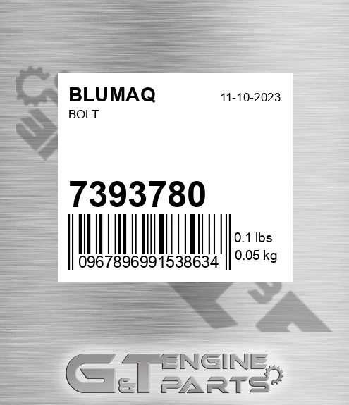 7393780 Bolt for BLUMAQ