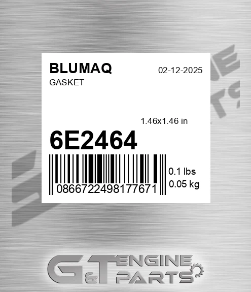 6E-2464 Gasket for BLUMAQ