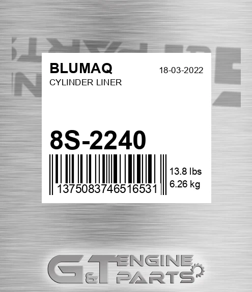 8S-2240 Cylinder Liner