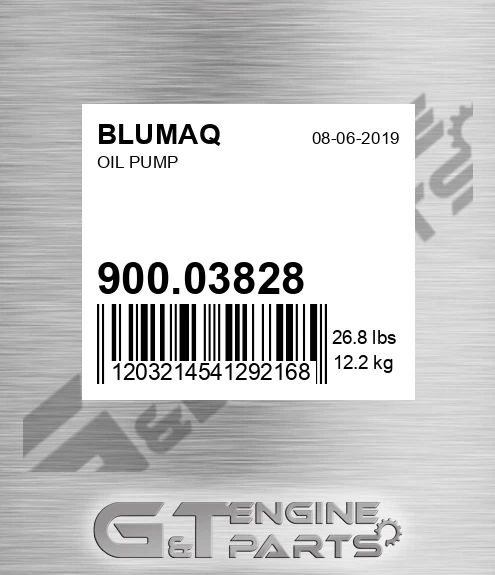 900.03828 Oil Pump for BLUMAQ