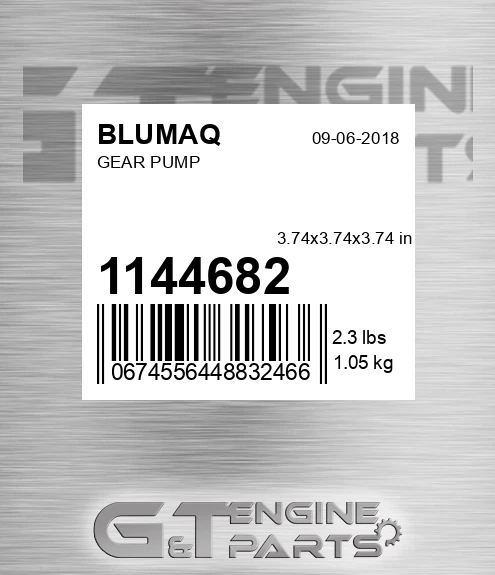 114-4682 BLUMAQ Gear Pump