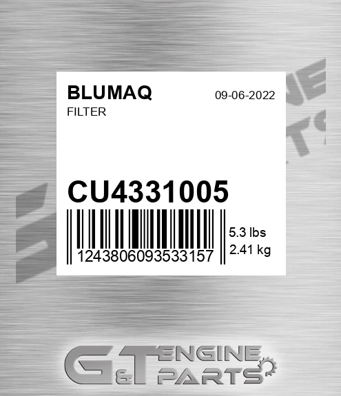 CU4331005 BLUMAQ Filter