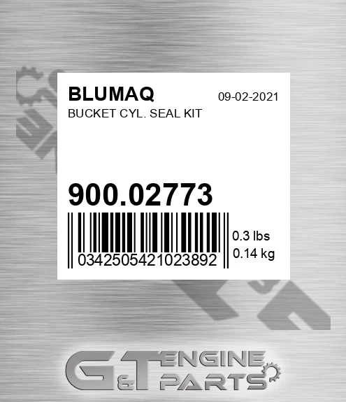 900.02773 Bucket Cyl. Seal Kit for BLUMAQ