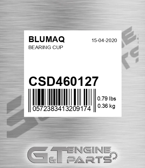 CSD460127 Bearing Cup