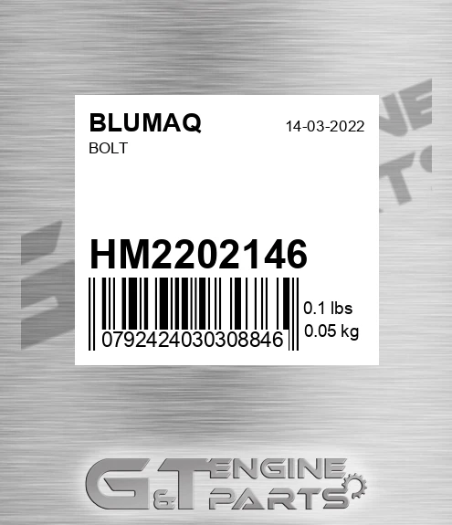 HM2202146 Bolt for BLUMAQ
