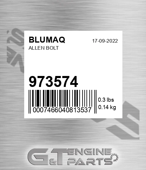 973574 Allen Bolt for BLUMAQ