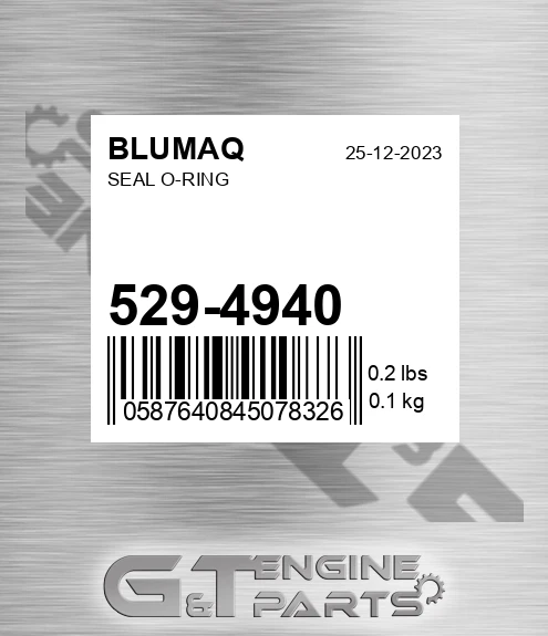 529-4940 Seal O-ring for BLUMAQ