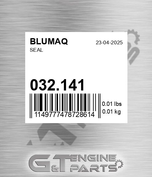 032.141 Seal for BLUMAQ