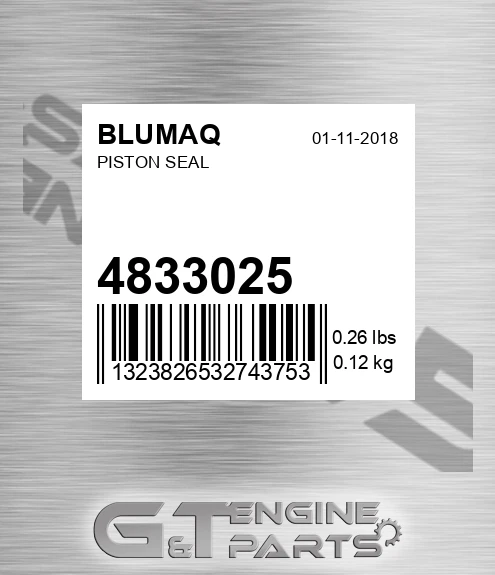 4833025 Piston Seal