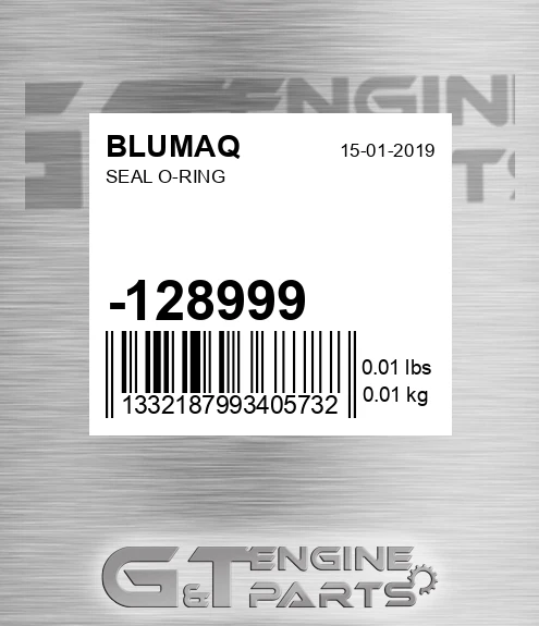 128999 Seal O-ring