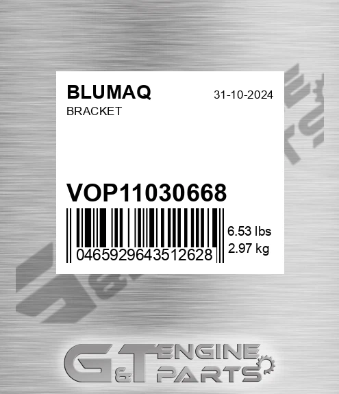 VOP11030668 Bracket for BLUMAQ