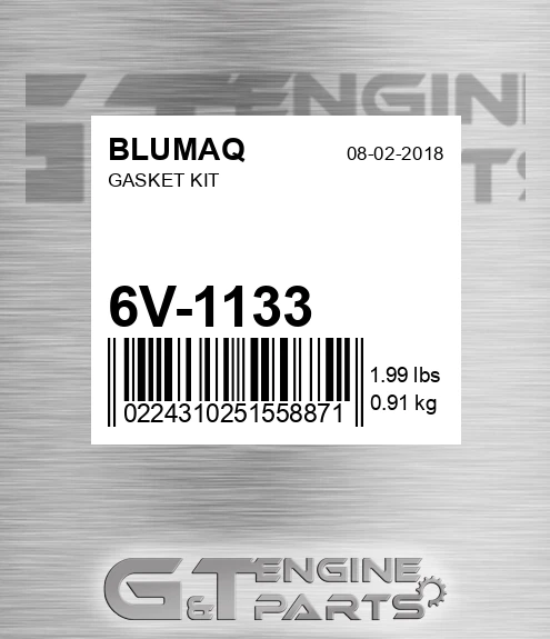 6V-1133 Gasket Kit for BLUMAQ