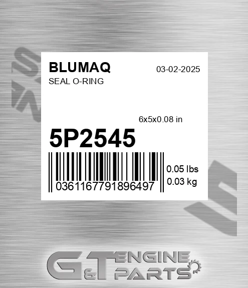 5P-2545 Seal O-ring