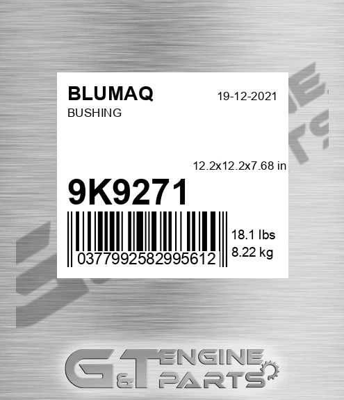 9K-9271 Bushing for BLUMAQ