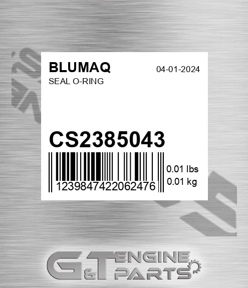 CS238-5043 Seal O-ring for BLUMAQ